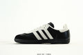 adidas Samba Black & White Panda-Detail Low-Top Sneakers