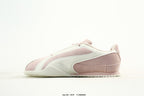 PUMA Light Pink & White Low-Top Sneakers