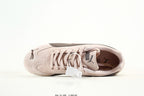 PUMA Light Pink Low-Top Sneakers with Brown Formstrip