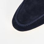 Loro Piana Black Slip-On Loafers