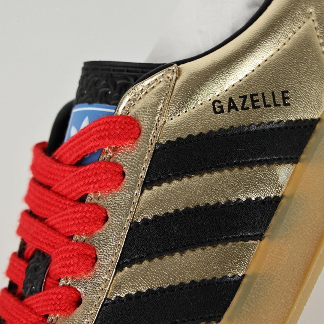 Gucci x adidas Gazelle Sneakers – Metallic Gold & Black