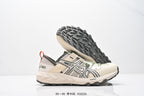 ASICS Trail Running Shoes - Cream Orange Burgundy