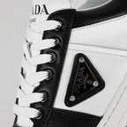 Prada Black & White Low-Top Sneakers
