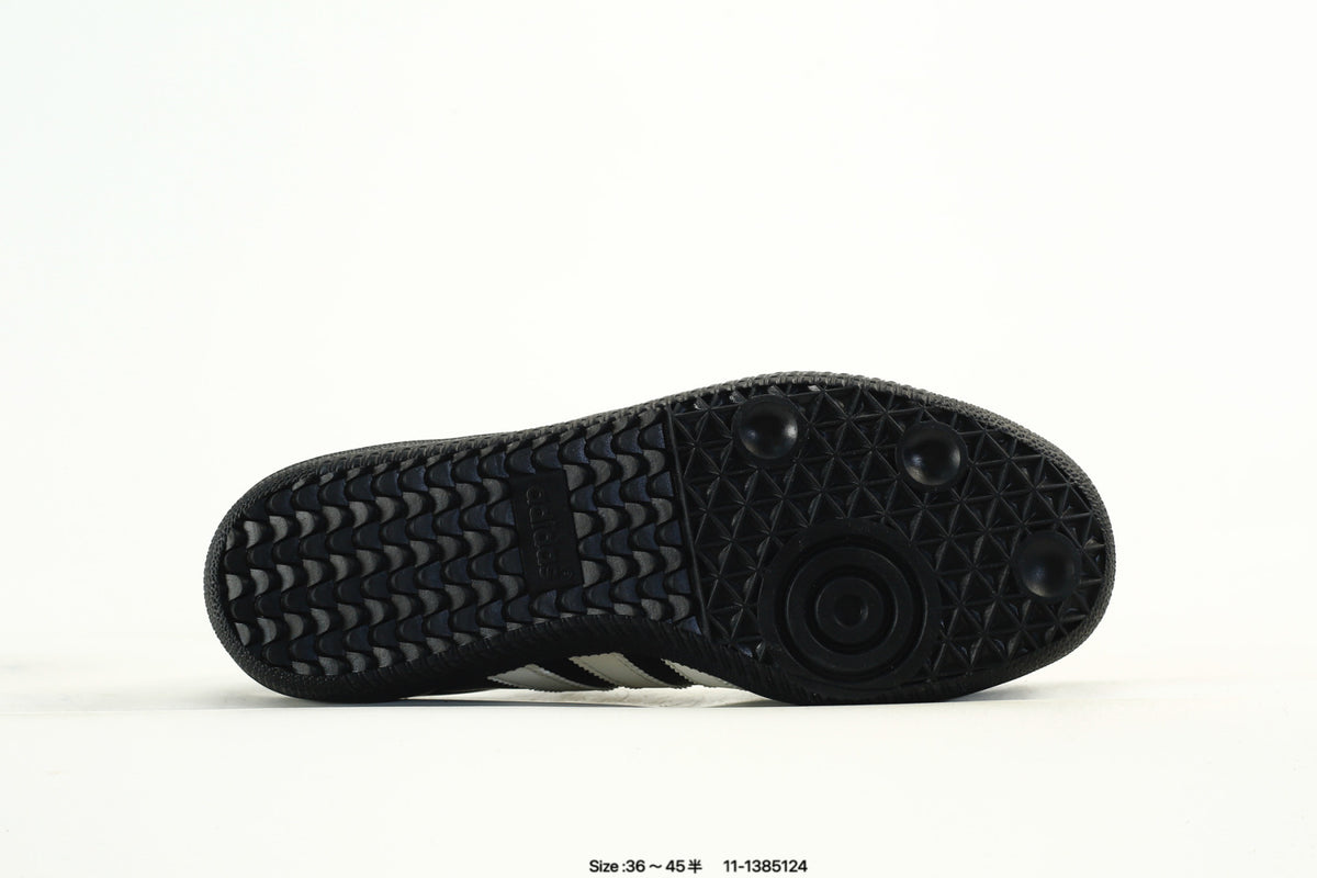 adidas Samba Black & White Panda-Detail Low-Top Sneakers