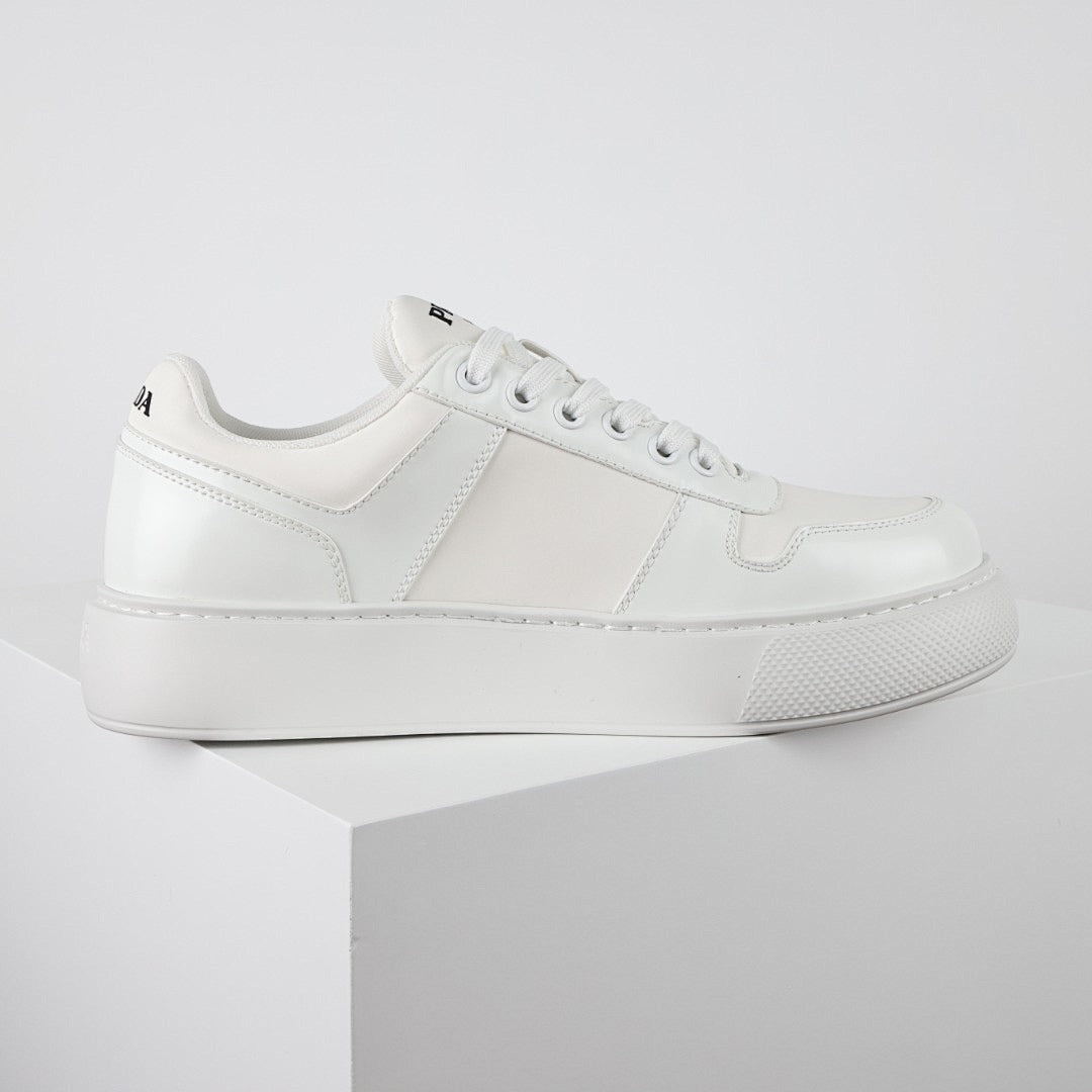 Prada White Low-Top Sneakers