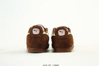 PUMA Brown & White Low-Top Sneakers