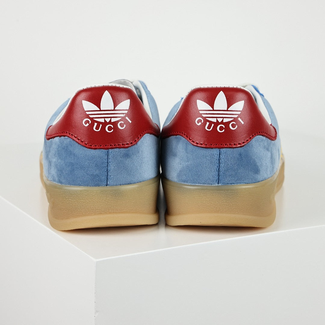 Gucci x adidas Gazelle Sneakers – Blue & Yellow