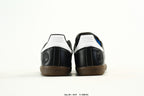 adidas Samba Black & White Panda-Detail Low-Top Sneakers