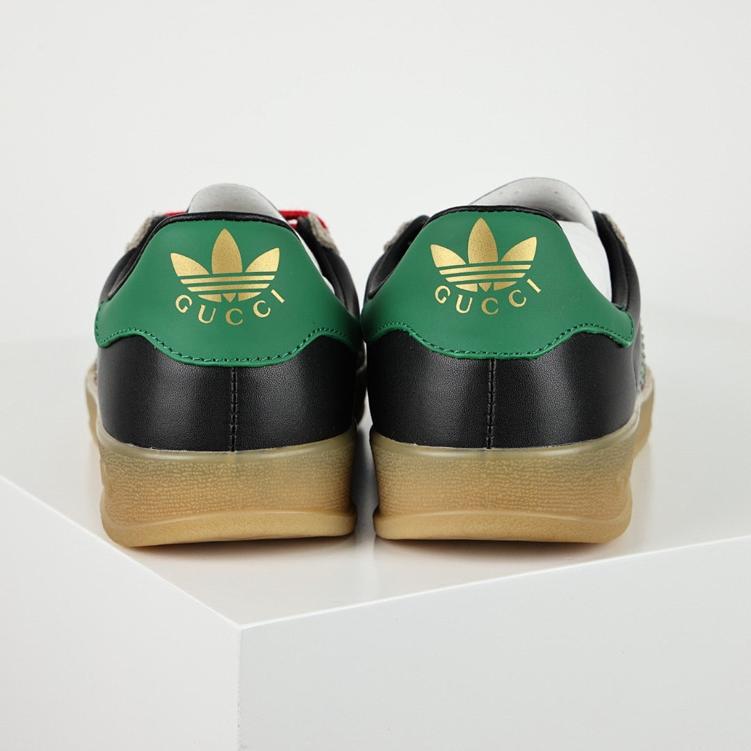 Gucci x adidas Gazelle Sneakers – Black, Green & Red