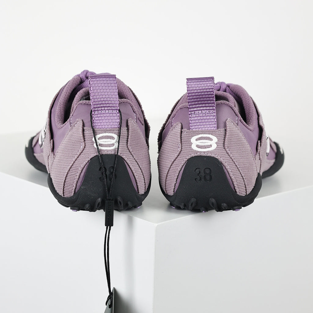 Balenciaga Low-Top Lace-Up Sneaker – Lilac Purple