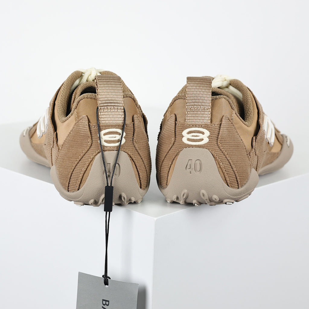 Balenciaga Low-Top Lace-Up Sneaker – Khaki Tan