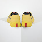 Prada Yellow & Gray Low-Top Sneakers