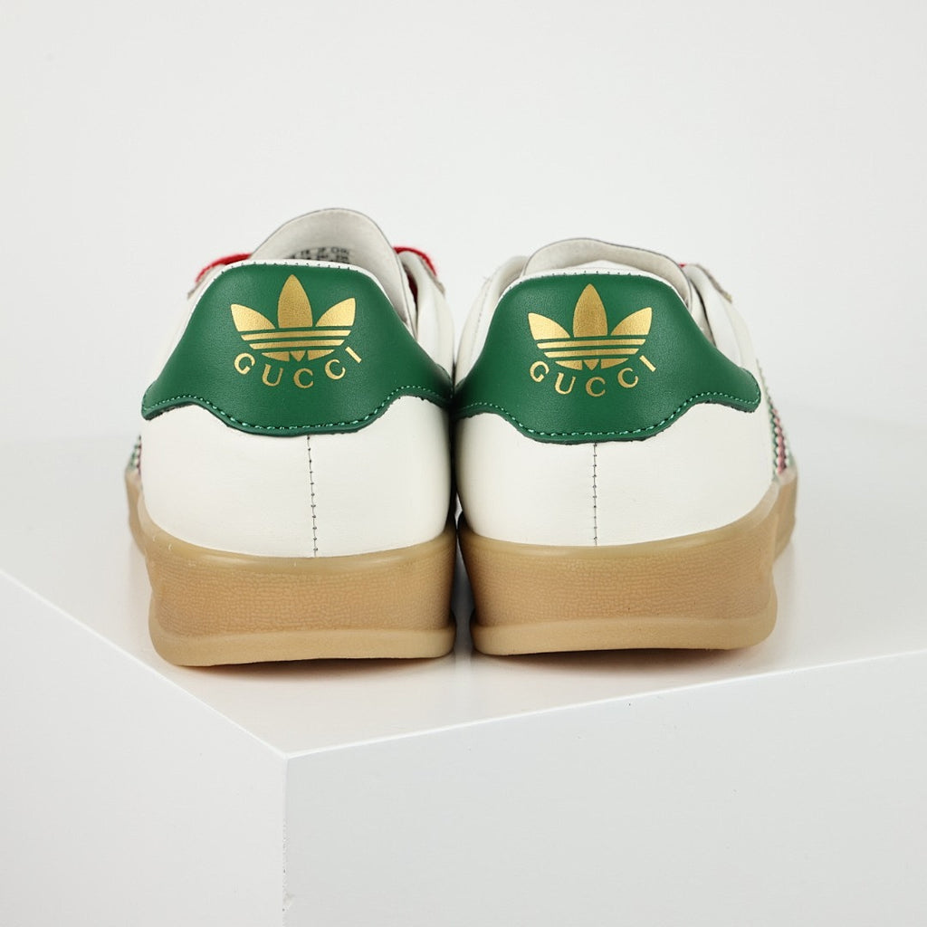 Gucci x adidas Gazelle Sneakers – White, Green & Red