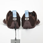 Balenciaga Low-Top Lace-Up Sneaker – Brown & Sky Blue