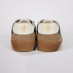 Gucci Web-Stripe Low-Top Sneakers – Black & Beige