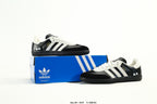 adidas Samba Black & White Panda-Detail Low-Top Sneakers