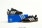 adidas Samba Black & White Panda-Detail Low-Top Sneakers