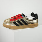 Gucci x adidas Gazelle Sneakers – Metallic Gold & Black