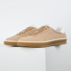 Loro Piana Taupe Lace-Up Sneakers