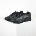 Prada Black & Gray Low-Top Sneakers