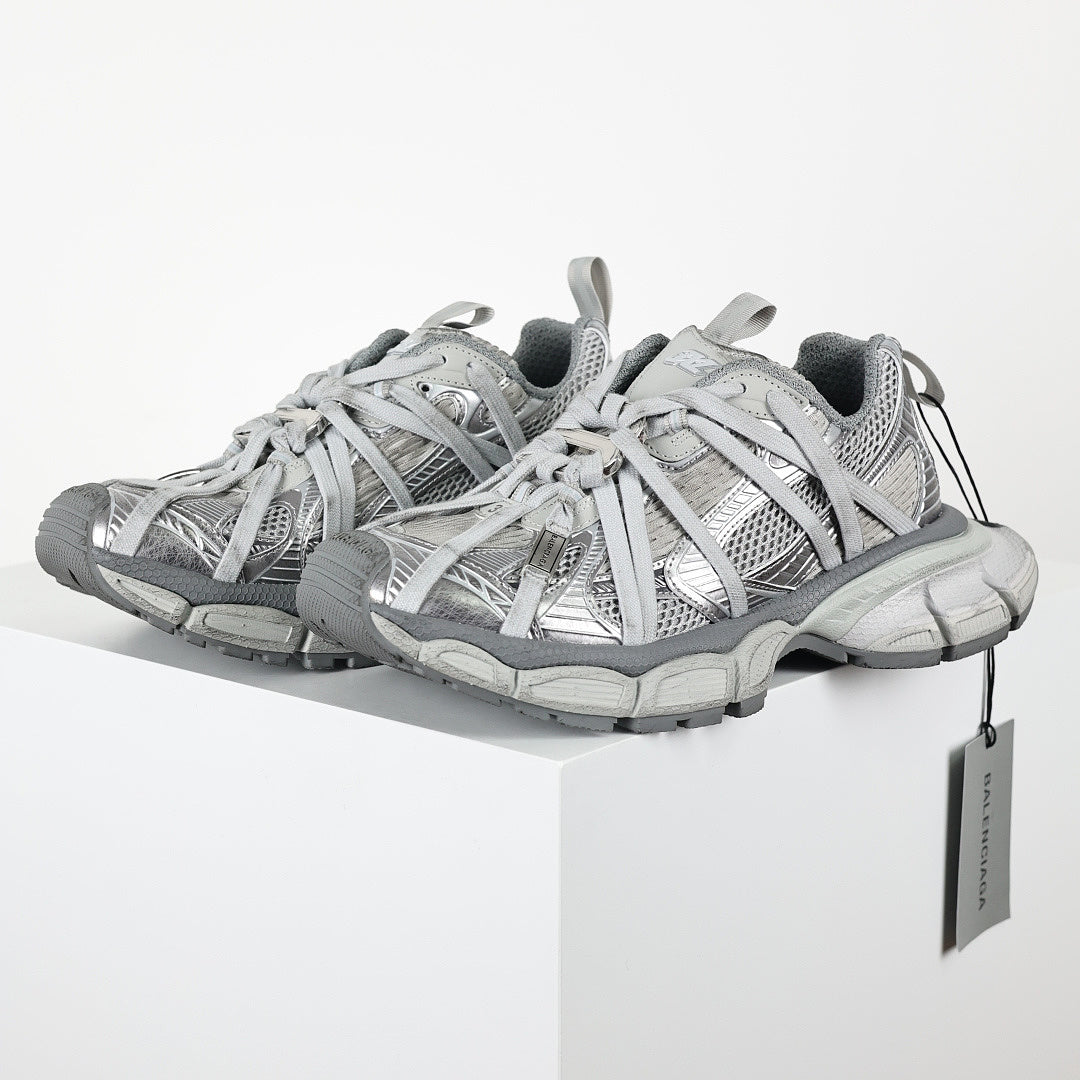Balenciaga 3XL Sneaker – Metallic Silver