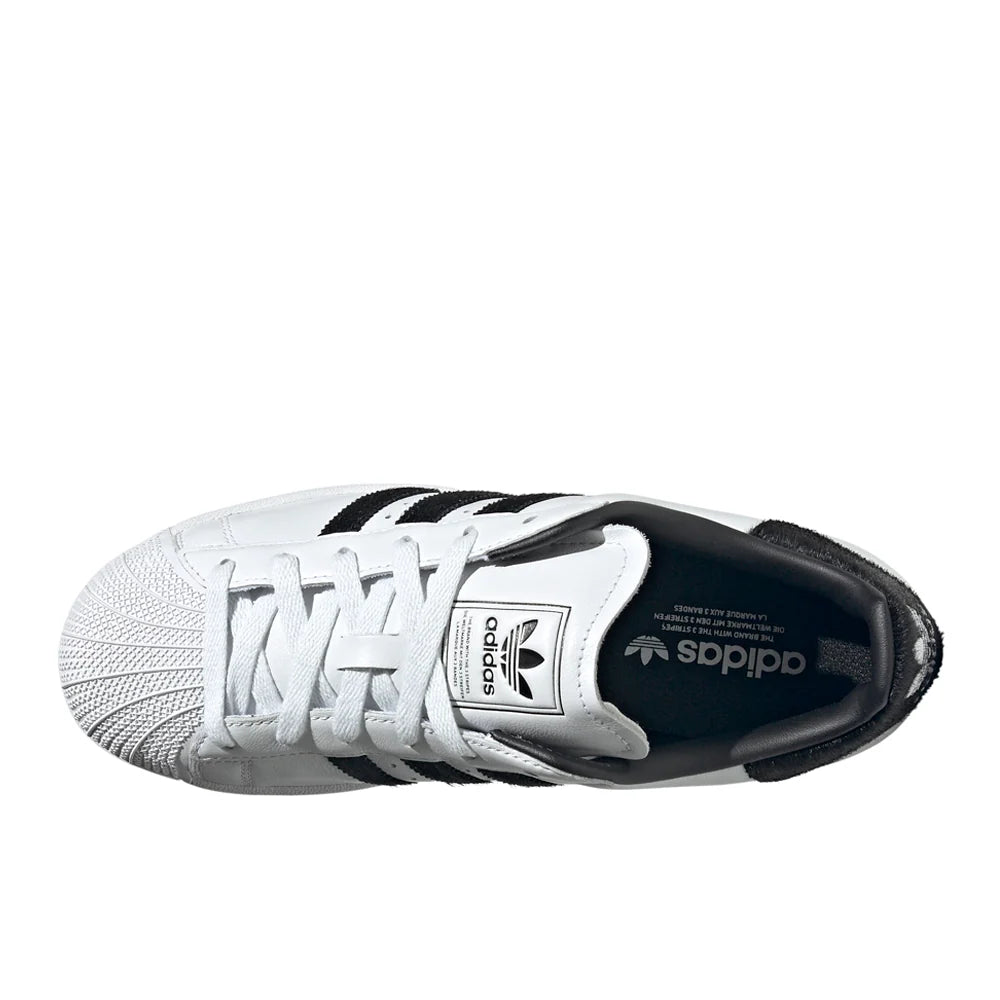 adidas Superstar White and Black Sneakers